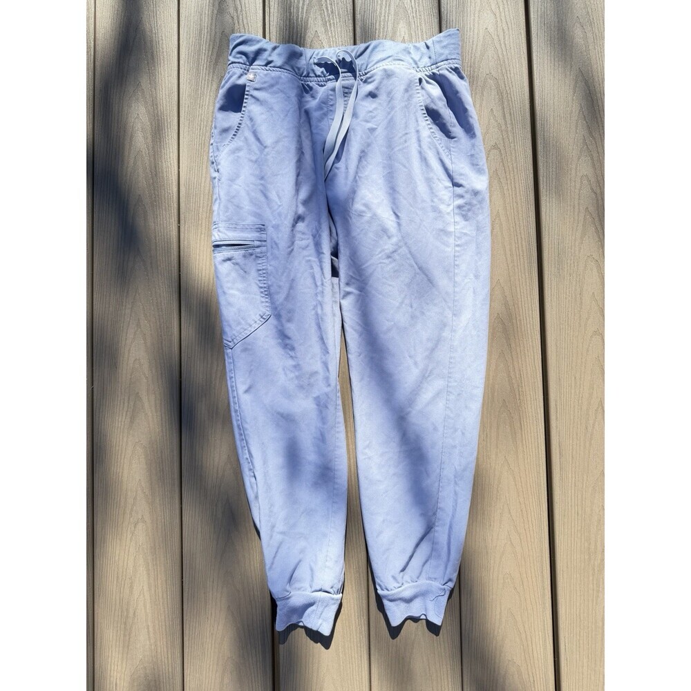 FIGS Technical Collection Light Blue Women's Scrubs Pants Size M